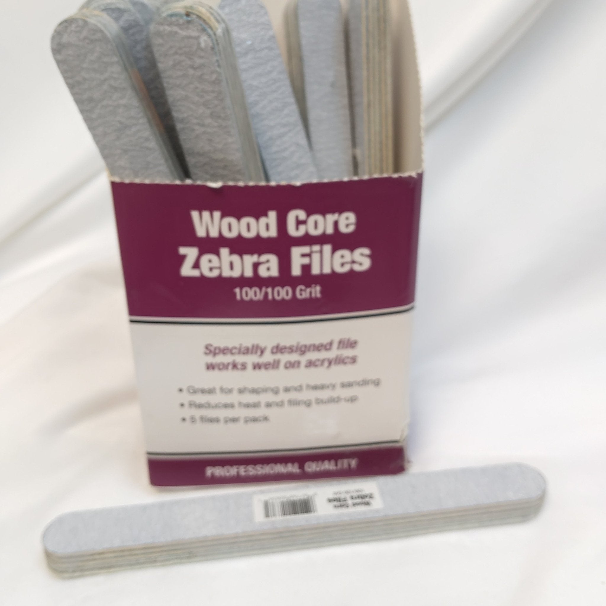 Dl professional wood core zebra files 5 pcs